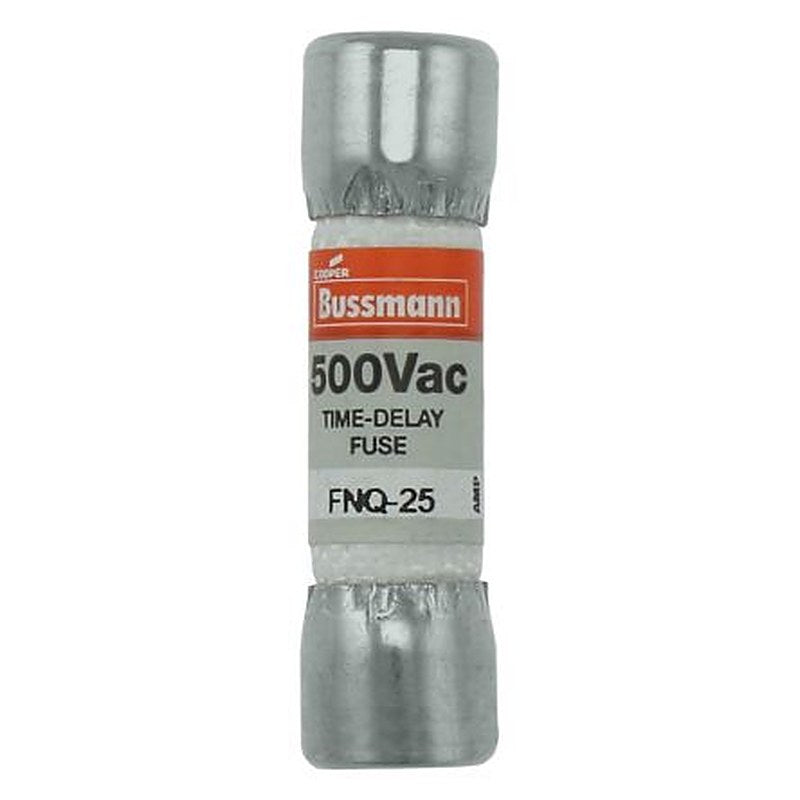 Eaton 25A Time Delay Nickel Plated Bronze Cartridge Fuse