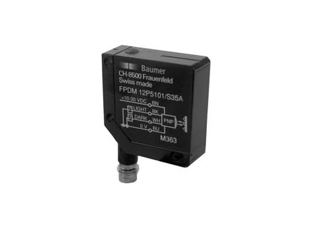 Baumer Retroreflective Photoelectric Sensor, Rectangular Sensor