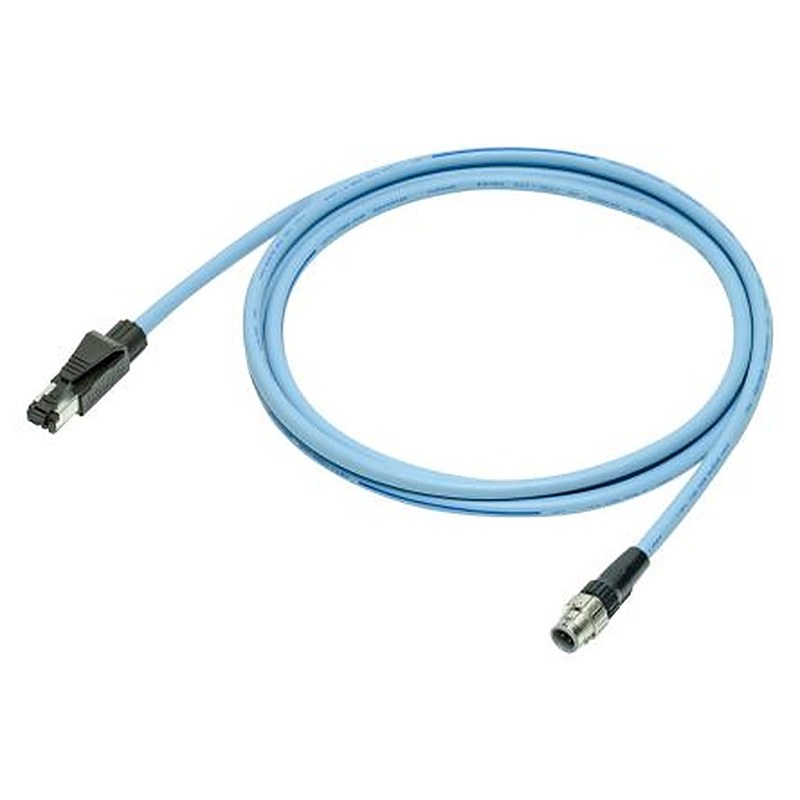 Omron, 5 m Ethernet Cable, Blue