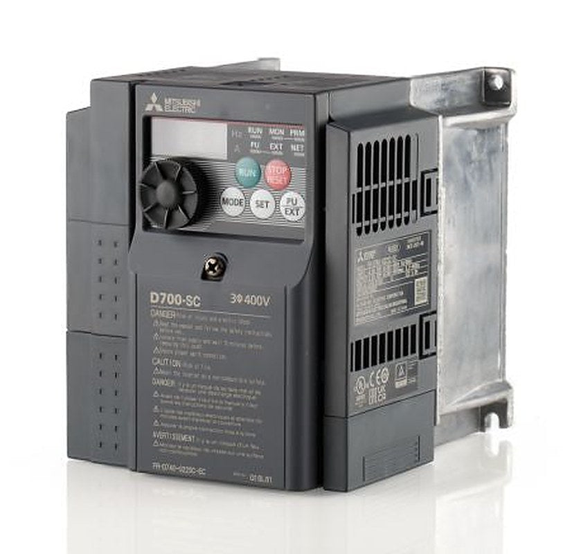 Mitsubishi Electric Inverter Drive, 1.5 kW, 3 Phase, FR-D740 Series 480V 3.6 A