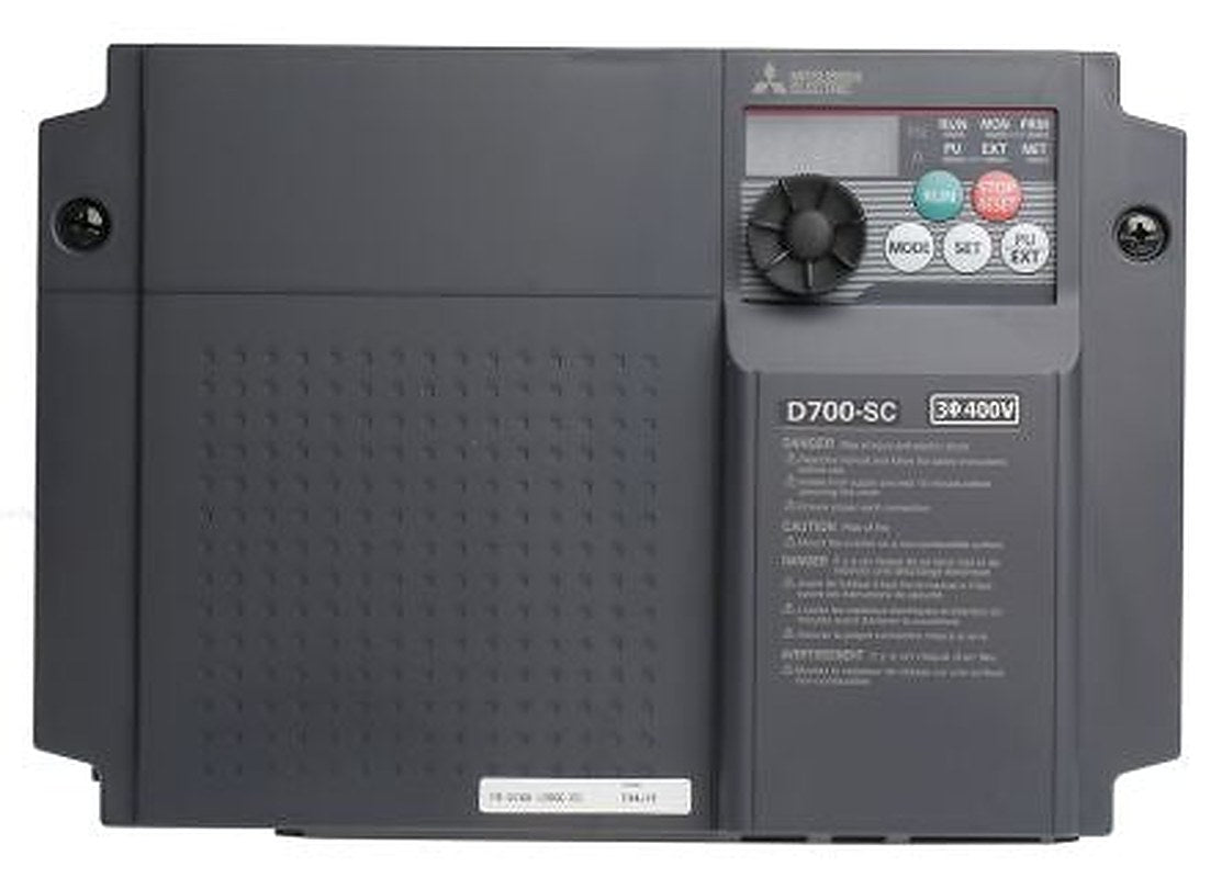 Mitsubishi Electric Inverter Drive, 5.5 kW, 3 Phase, FR-D740 Series 480V 12 A