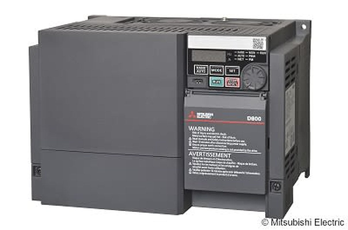 Mitsubishi Electric Inverter, 5.5 kW, 3 Phase, FR-D800 Series 240V 12 A