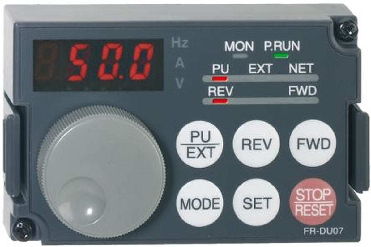 Mitsubishi Electric Human Interface Module FR Series Keypad for Use with FR-A700 Series, FR-D700 Series, FR-E700 Series,