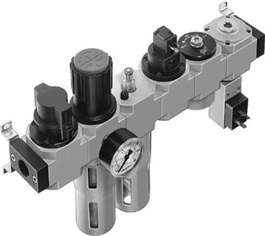 Festo G 3/8 Filter Regulator, 40 μm, 1/2 in G, Automatic, 12 bar, 185848