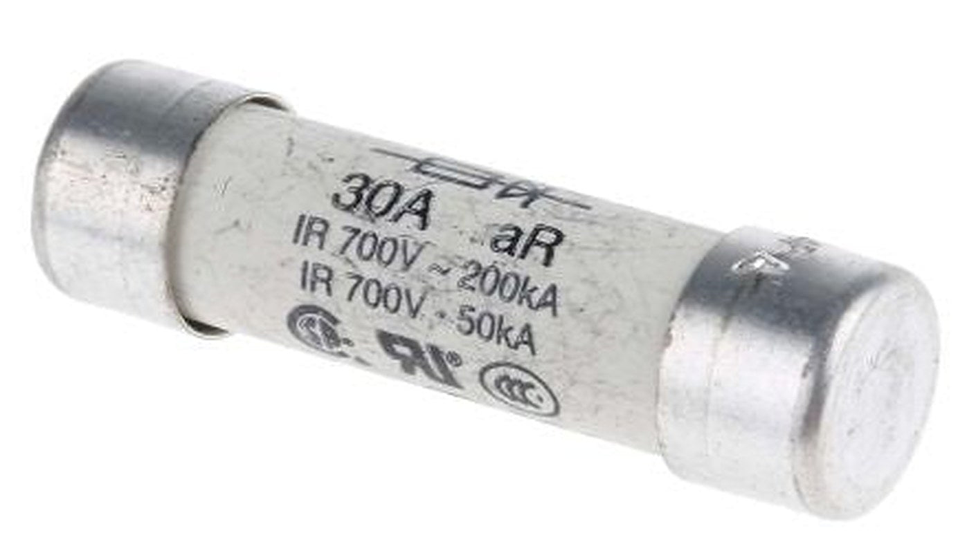 Eaton 30A F Ceramic Cartridge Fuse, 14 x 51 mm
