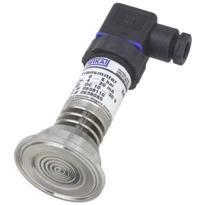 WIKA SA-11 Series Pressure Sensor, 2-Wire, 4 to 20 mA Output -1 bar 3 bar, Gauge Reading