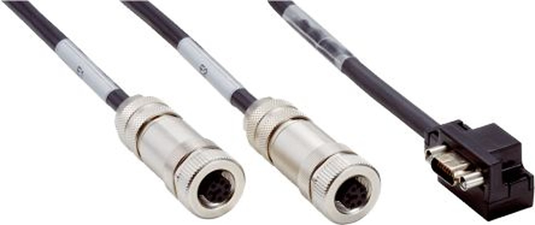 SICK Male D-Sub to Female M12 Cable, 500 mm Polyvinyl Chloride, FX3 Series