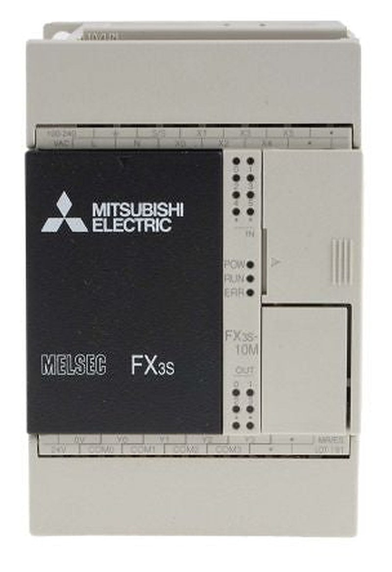 Mitsubishi Electric FX3S Series PLC CPU, Relay Output, 6-Input, DC Input