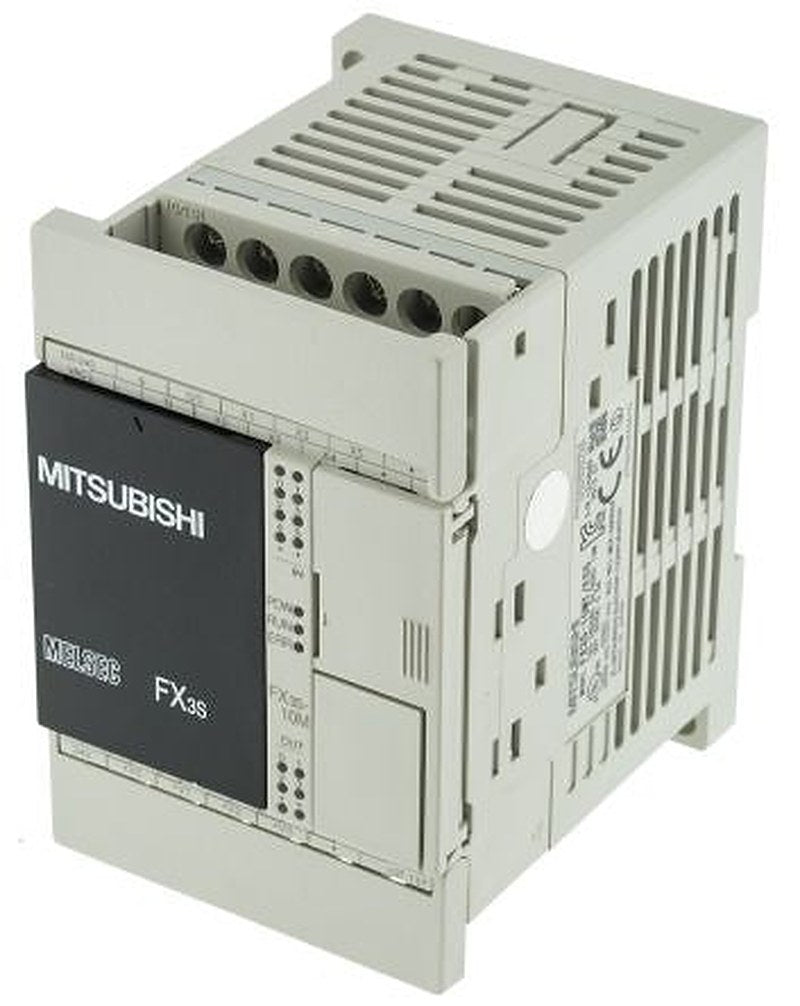 Mitsubishi Electric FX3S Series PLC CPU, Relay Output, 6-Input, DC Input