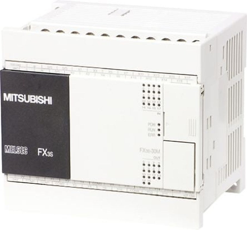 Mitsubishi Electric FX3S Series PLC CPU, Relay Output, 16-Input, DC Input
