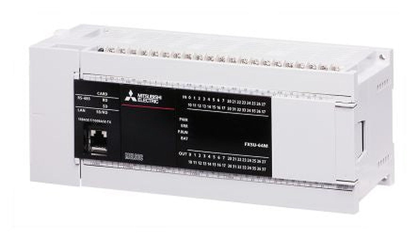Mitsubishi Electric FX5U Series PLC CPU, Relay Output, 32-Input, Sink Input