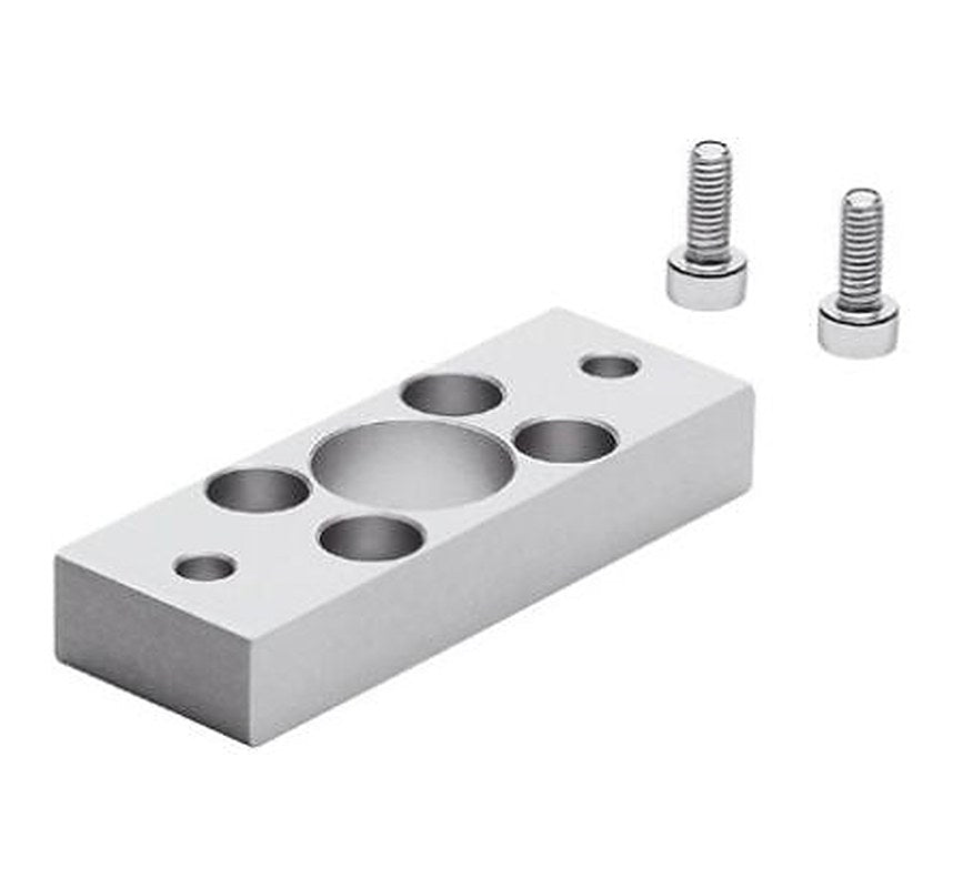 Festo Rectangular Flange FZS-25, For Use With Pneumatic Cylinder & Actuator