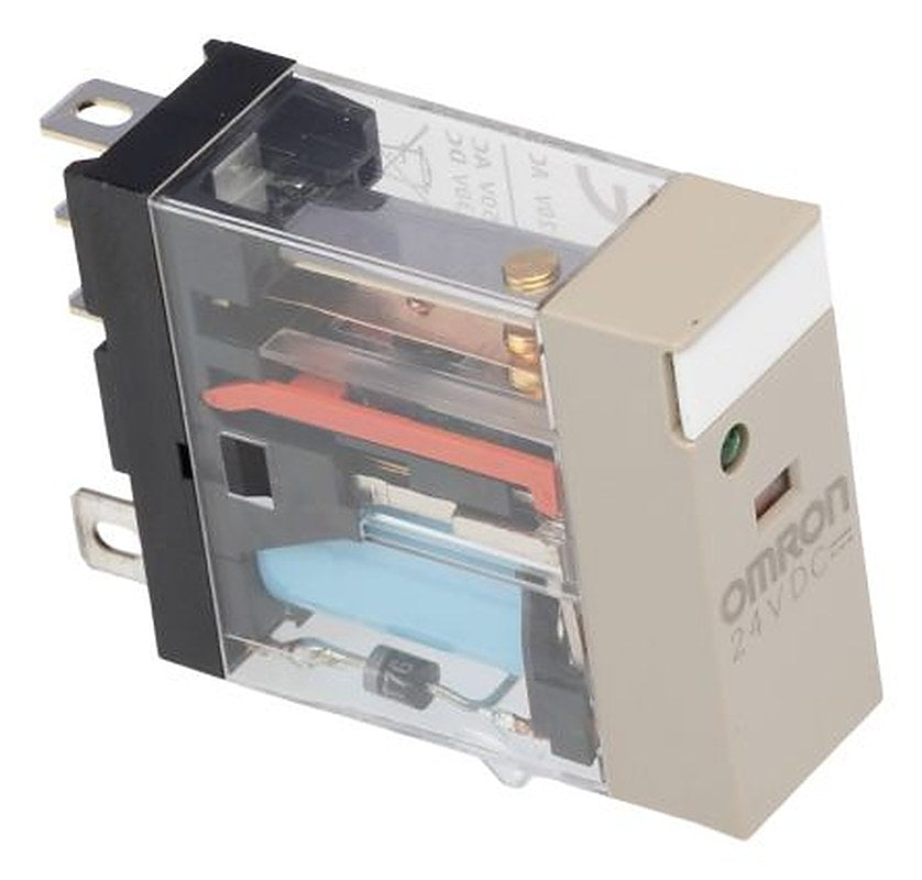 Omron Relay, 24V dc Coil, 10A Switching Current, SPDT