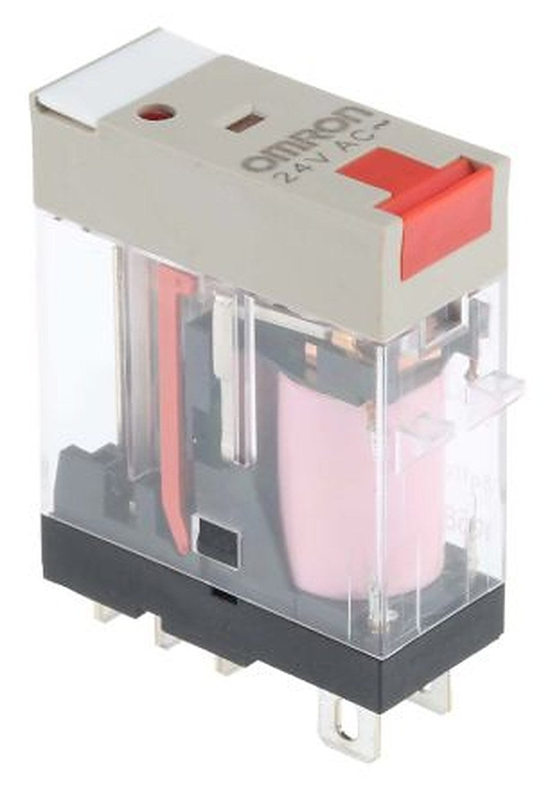 Omron Panel Power Relay, 24V ac Coil, 10A Switching Current, SPDT