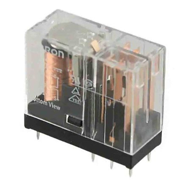 Omron PCB Power Relay, 110V dc Coil, 5A Switching Current, DPDT