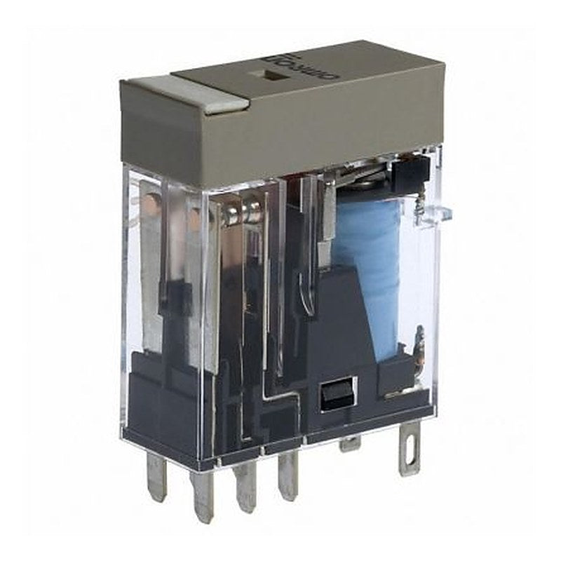 Omron PCB Relay, 12V Coil, 5A Switching Current, DPDT