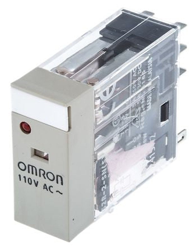 Omron Power Relay, 110V ac Coil, 5A Switching Current, DPDT