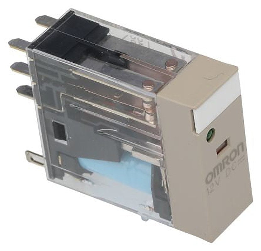 Omron Power Relay, 12V dc Coil, 5A Switching Current, DPDT