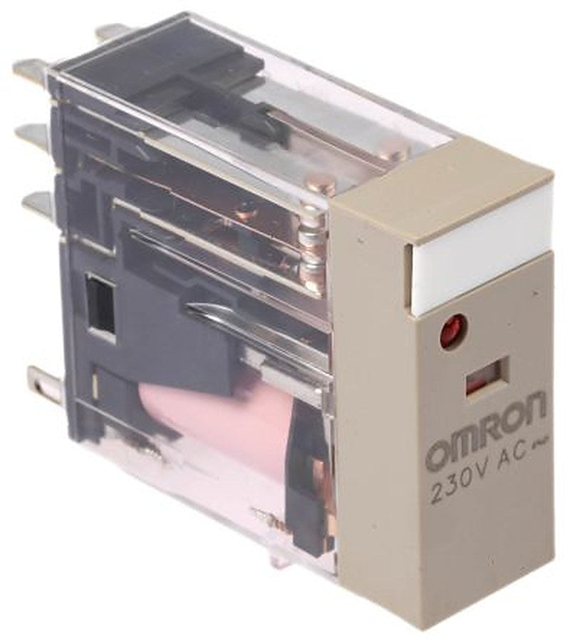 Omron Power Relay, 230V ac Coil, 5A Switching Current, DPDT