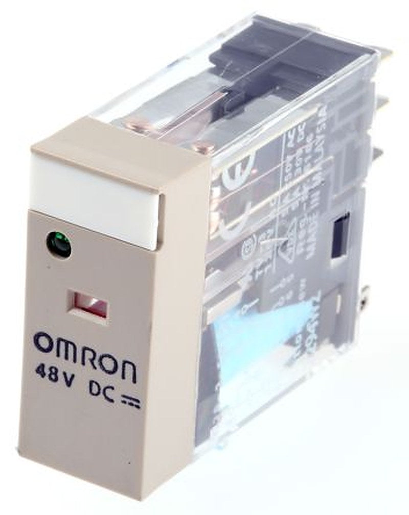 Omron Power Relay, 48V dc Coil, 5A Switching Current, DPDT