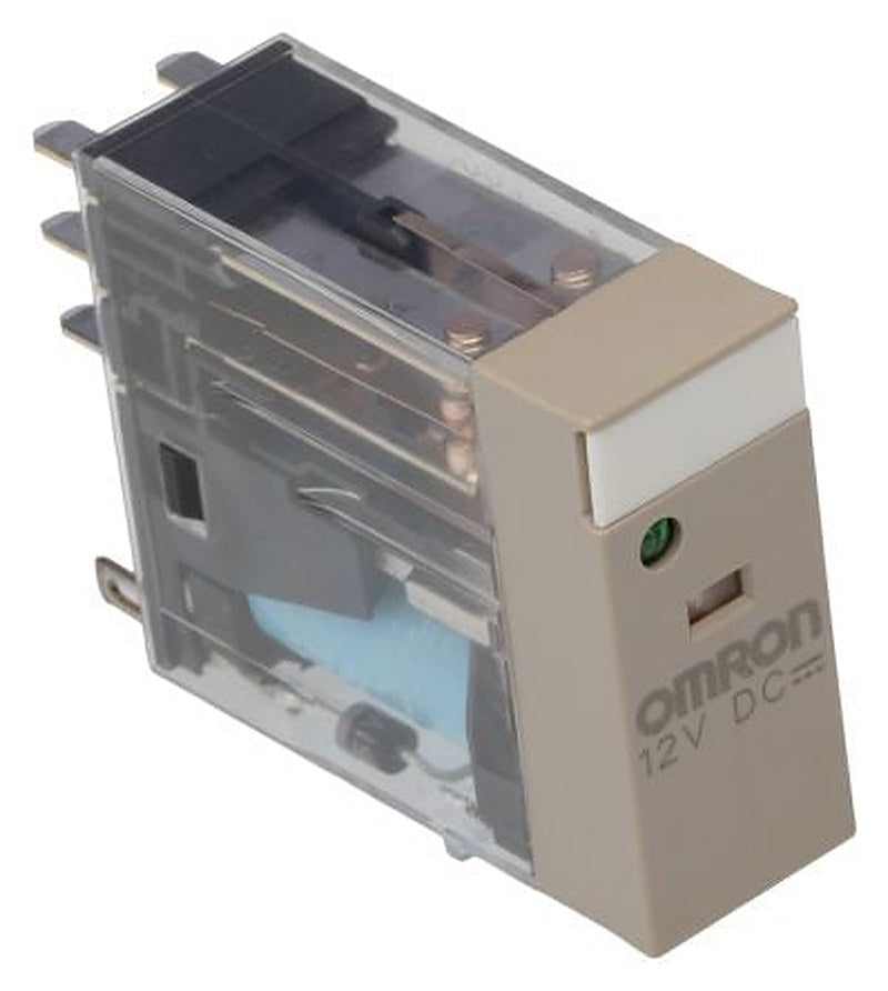 Omron Power Relay, 12V Coil, 5A Switching Current, DPDT