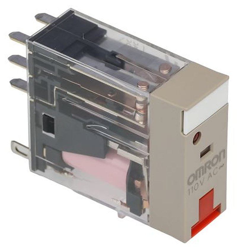 Omron Power Relay, 110V ac Coil, 5A Switching Current, DPDT
