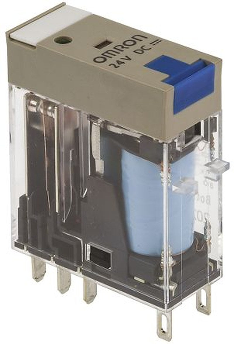 Omron Power Relay, 24V dc Coil, 5A Switching Current, DPDT