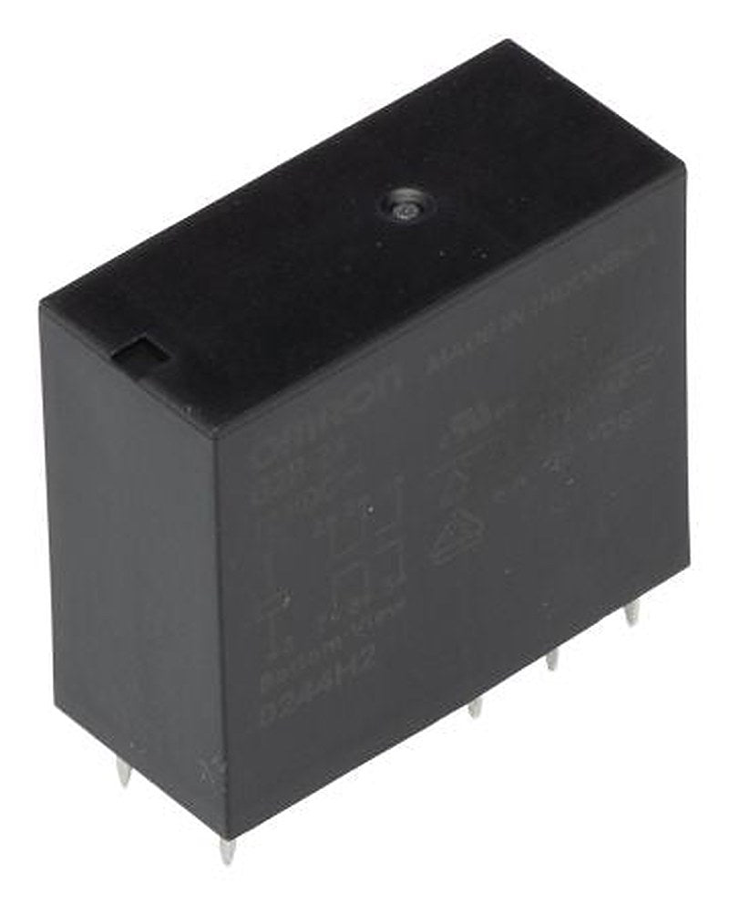 Omron PCB Power Relay, 12V Coil, 4A Switching Current, DPDT