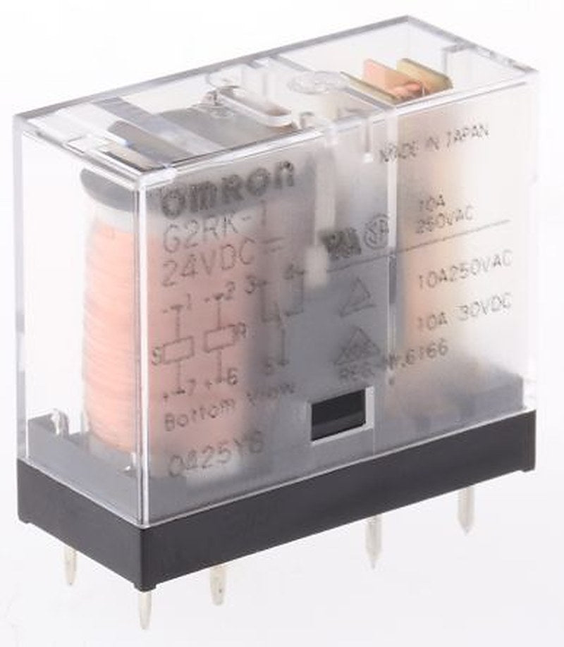 Omron PCB Power Relay, 24V dc Coil, 5A Switching Current, SPDT