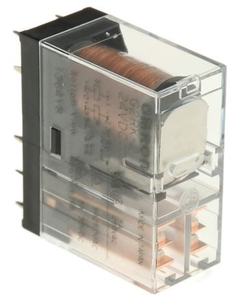 Omron PCB Power Relay, 24V dc Coil, 3A Switching Current, DPDT