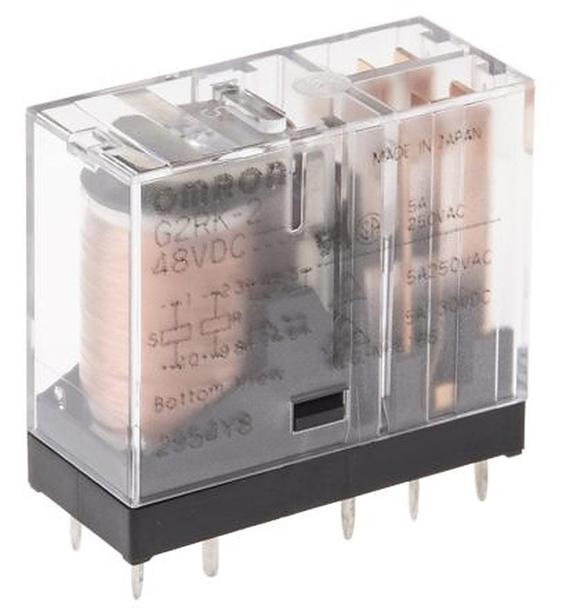 Omron PCB Power Relay, 48V dc Coil, 3A Switching Current, DPDT