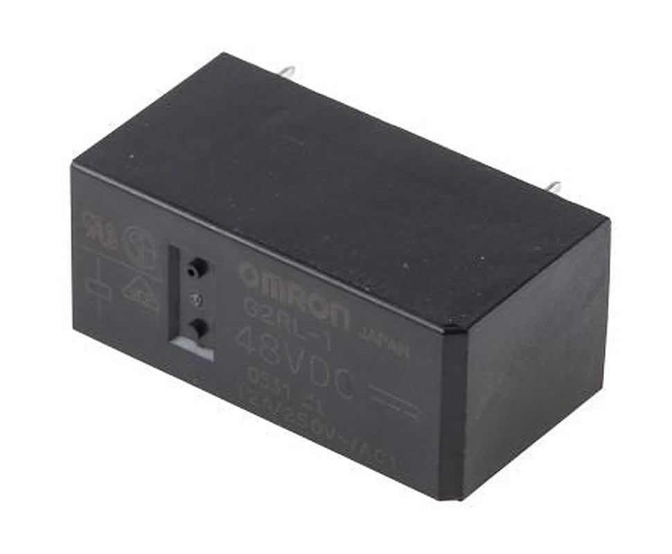 Omron PCB Non-Latching Relay, 48V dc Coil, 12A Switching Current, SPDT