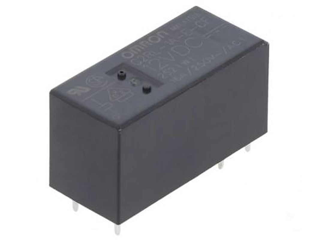 Omron Through Hole Power Relay, 12V dc Coil, 12A Switching Current, SPST