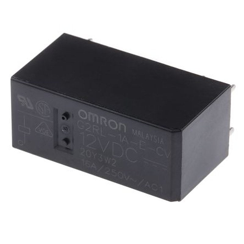 Omron PCB Power Relay, 12V dc Coil, 16A Switching Current, SPST