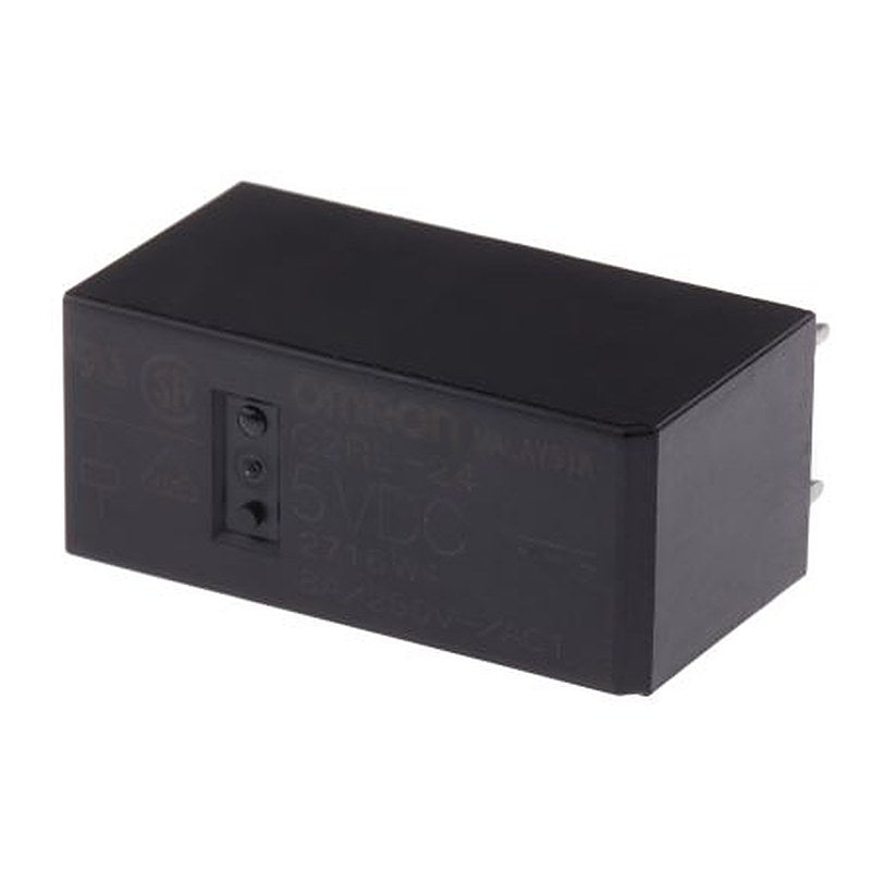 Omron PCB Power Relay, 5V dc Coil, 5A Switching Current, DPDT