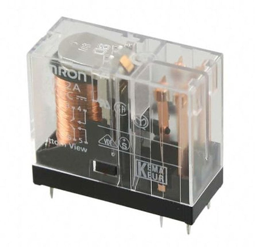 Omron Socket Power Relay, 24V dc Coil, 5A Switching Current, DPDT