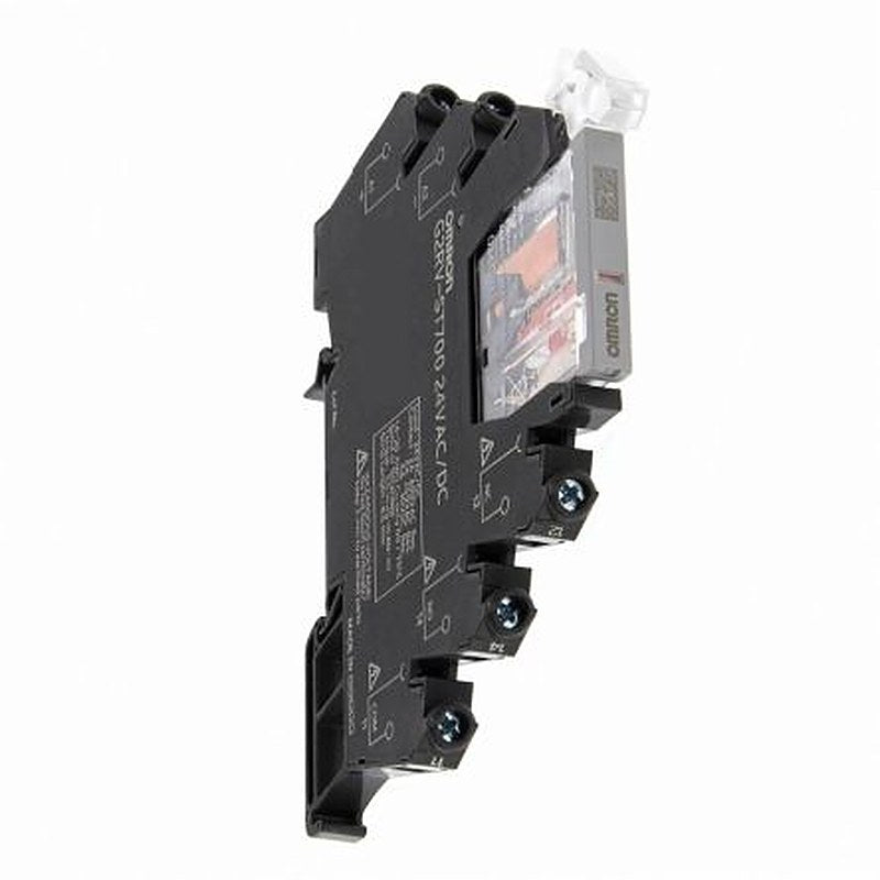 Omron G2RV-ST Series Electromechanical Interface Relay, DIN Rail, 24V dc Coil, SPDT, 13.5mA