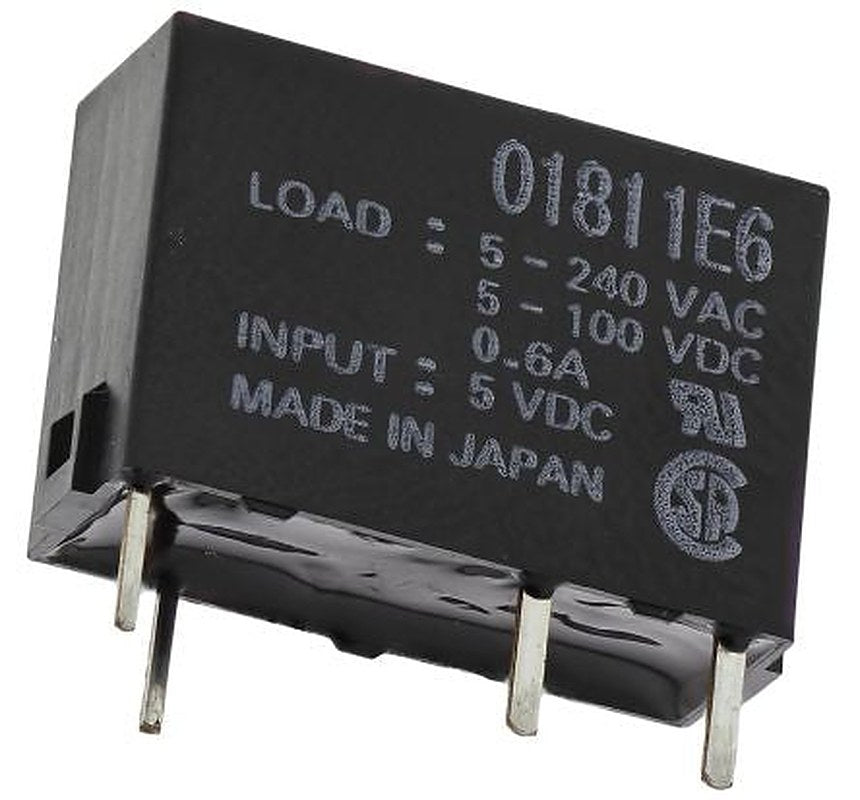 Omron G3 Series Solid State Relay, 90 A Load, PCB Mount, 264 V ac Load, 5V dc Control