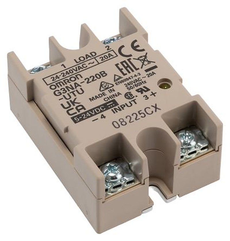 Omron G3NA Series Solid State Relay, 20 A Load, Surface Mount, 240 V ac Load, 4V ac Control