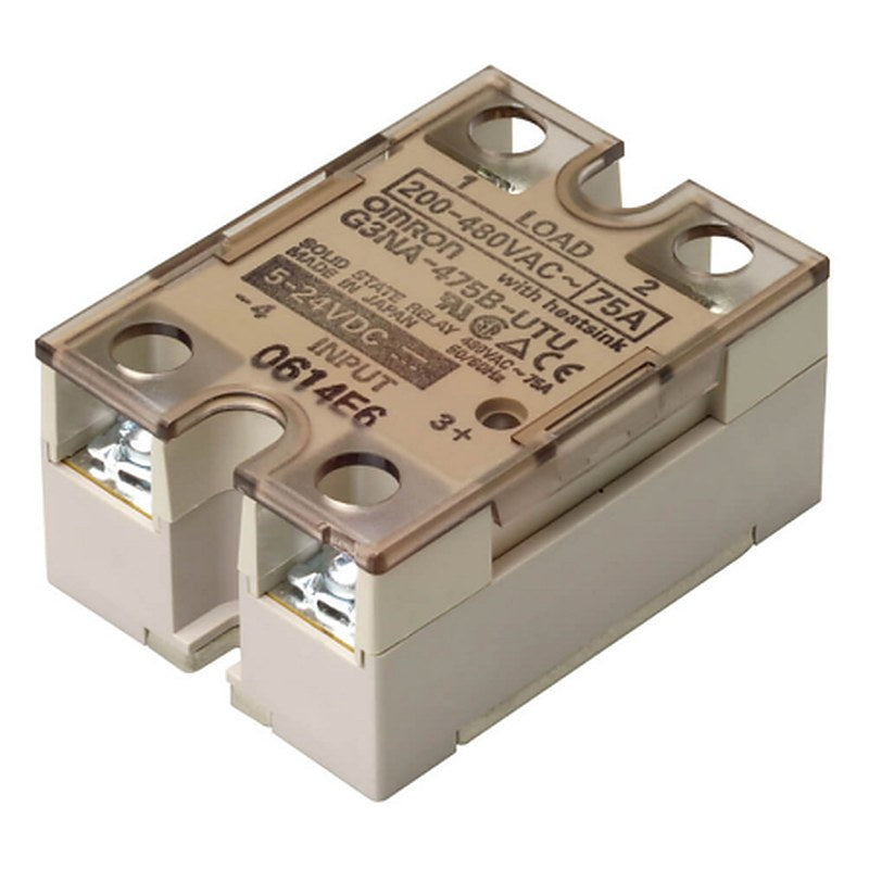 Omron G3NA Series Solid State Relay, 75 A Load, DIN Rail Mount, 480 V ac Load, 24V Control
