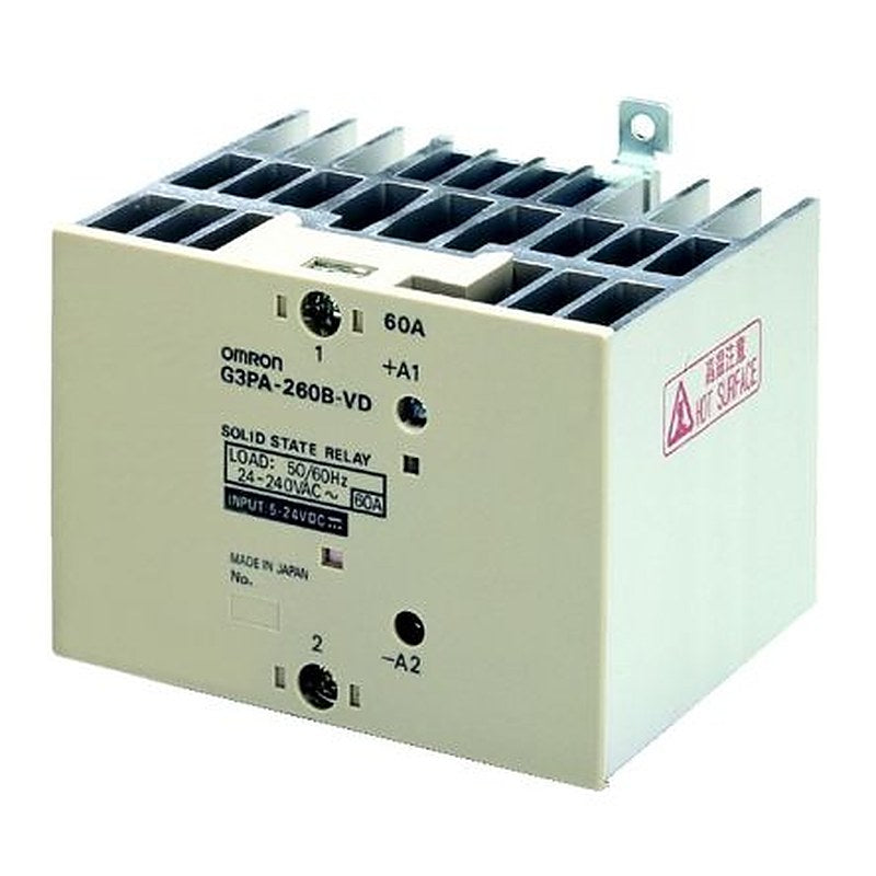 Omron G3PA Series Solid State Relay, 50 A Load, DIN Rail Mount, 528 V Load, 24V Control