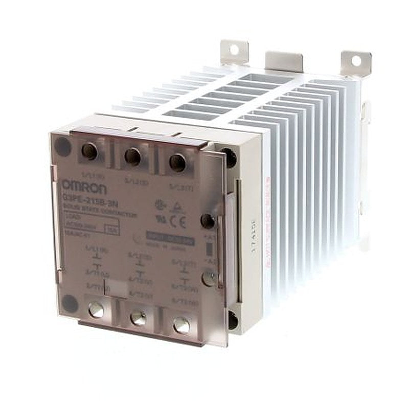 Omron G3PE-215B-3N 12-24VDC Series Solid State Relay, 15 A Load, DIN Rail, Screw Mount, 264 V ac Load, 24V dc Control