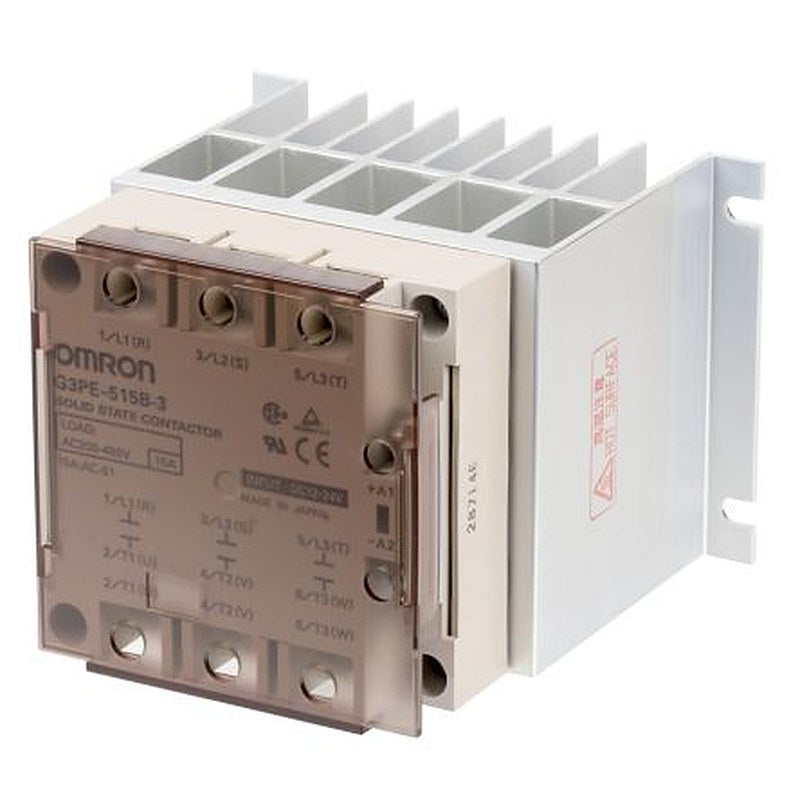 Omron G3PE-225B-2 12-24VDC Series Solid State Relay, 25 A Load, Screw Mount, 264 V ac Load, 24V dc Control