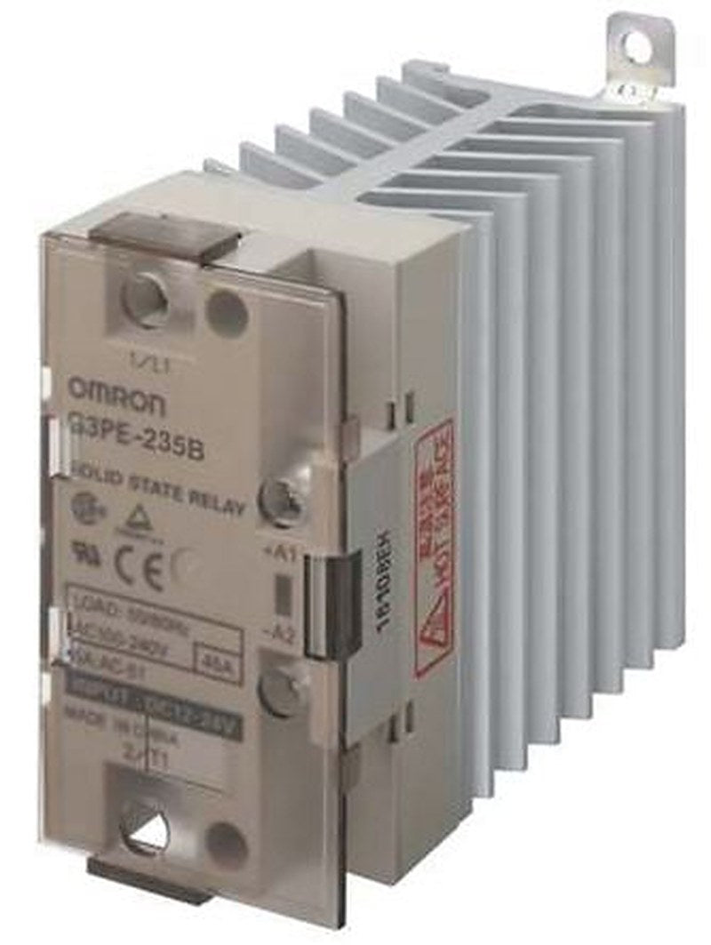 Omron G3PE Series Solid State Relay, 35 A Load, DIN Rail Mount, 264 V ac Load, 24V dc Control