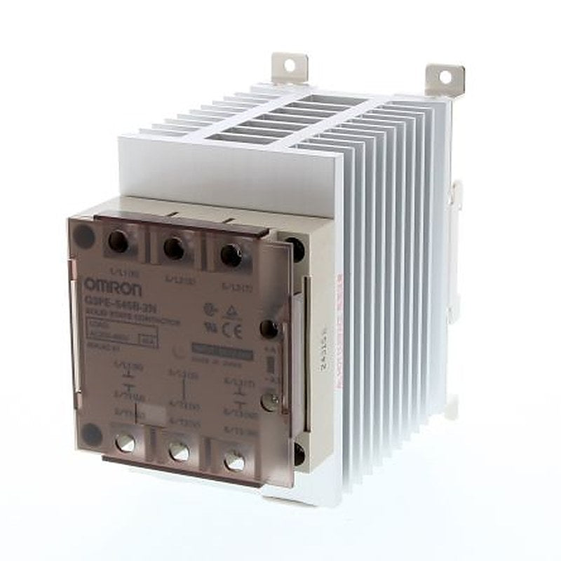 Omron G3PE Series Solid State Relay 3 Phase, 45 A Load, DIN Rail, Screw Mount, 480 V ac Load, 24V Control