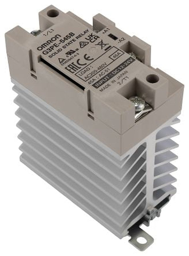 Omron G3PA Series Solid State Relay, 45 A Load, DIN Rail Mount, 528 V Load, 24V Control