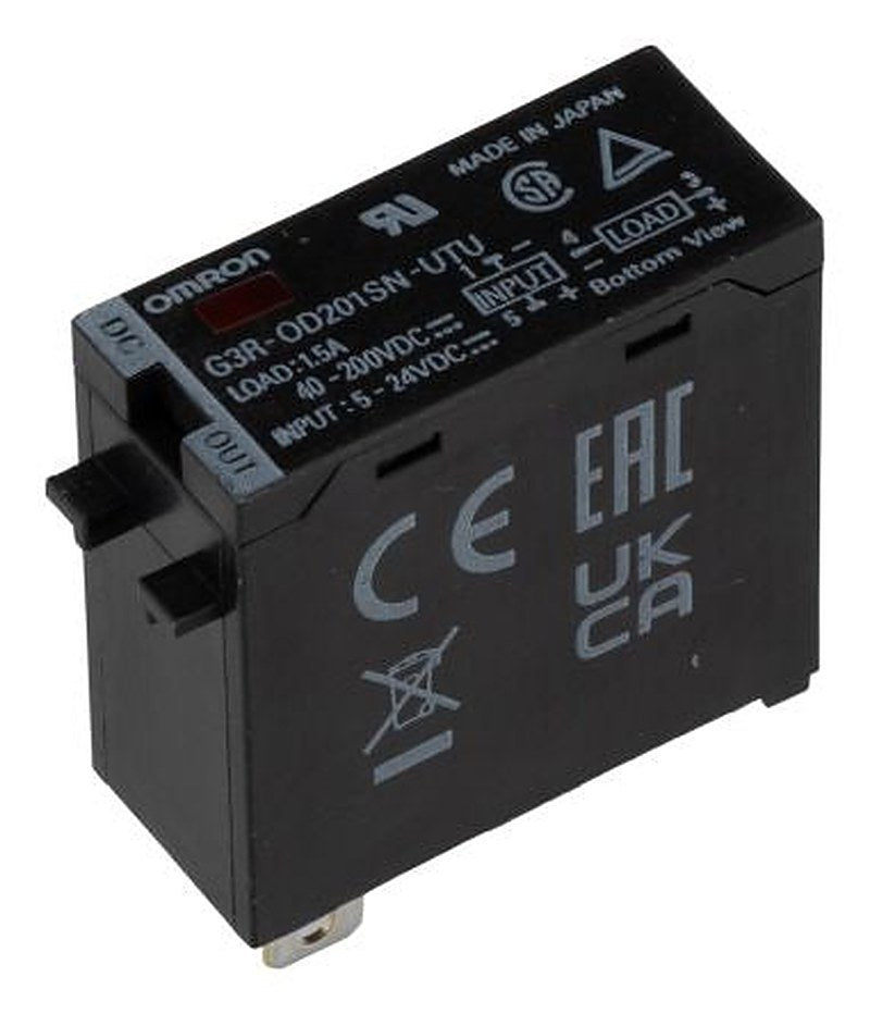 Omron G3R Series Solid State Relay, 1.5 A Load, Plug-in Mount, 200 V Load