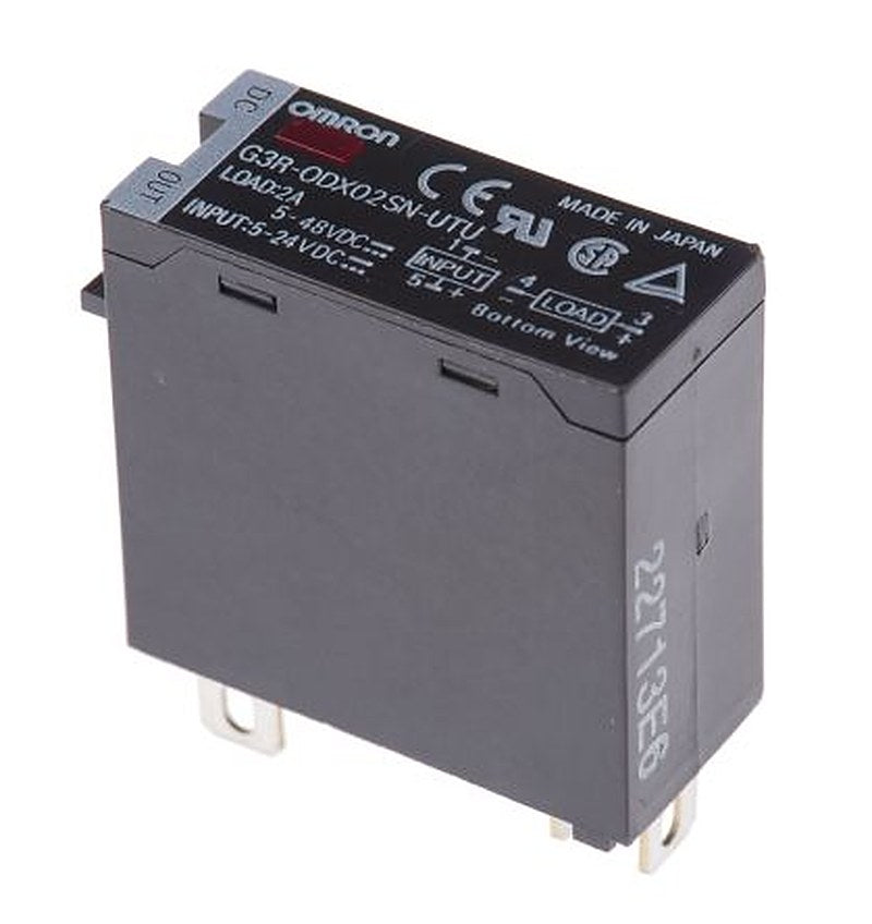 Omron G3R-O Series Solid State Relay, 2 A Load, DIN Rail Mount, 60 V dc Load, 32V Control