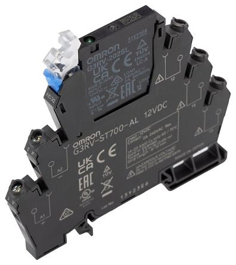 Omron G3RV-ST Solid State Interface Relay 264 V, Control:12V dc DIN Rail Screw