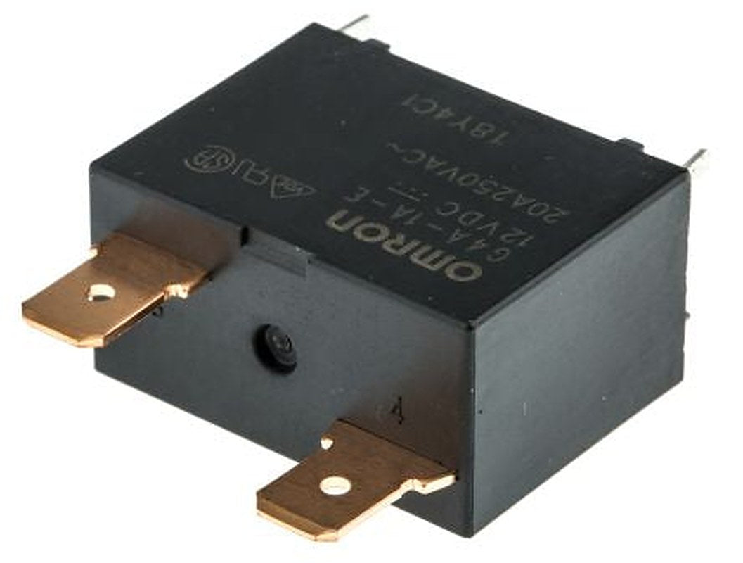 Omron Power Relay, 12V dc Coil, 20A Switching Current, SPST